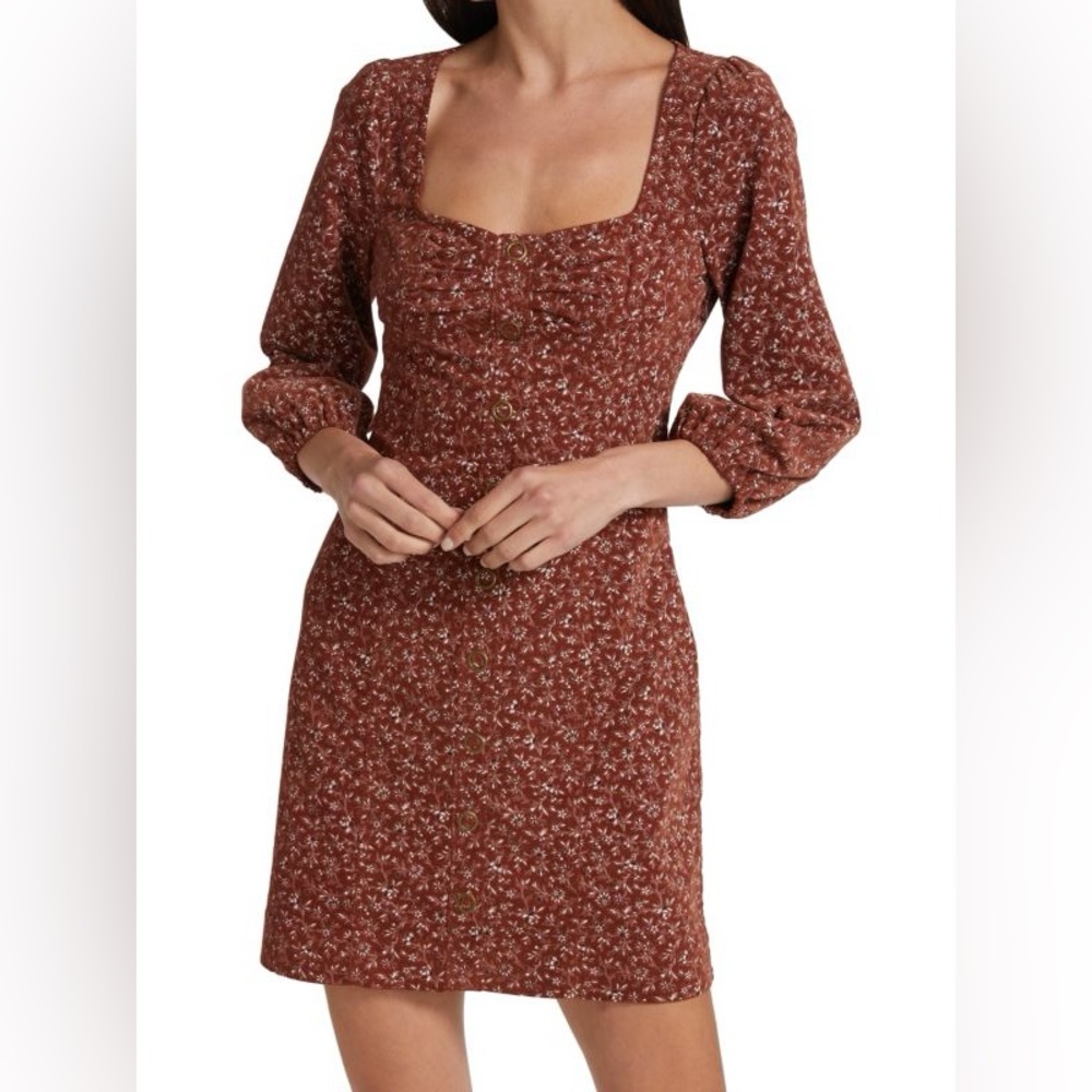 Veronica Beard Ranja Dress in Nutmeg Multi NWT
